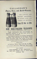 Antique Old Print *2932 1889 Advertisement Shooting Lancaster Field Glasses