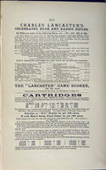 Old Print Ref.810 1889 Art Shooting Charles Lancaster Advertisement Guns