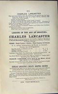 Antique Print *2937 1889 Art Shooting Charles Lancaster Advertisment Guns