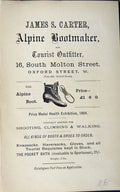Antique Print *2938 1889 Advertisement Shooting Lancaster Bootmaker Carter