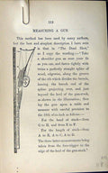 Original Old Antique Print *2939 1889 Shooting Method Diagrams Measuring Gun