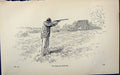 Antique Print Ref.814 1889 Art Shooting Charles Lancaster Hunting Birds Gun