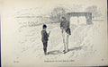 Antique Print Ref.816 1889 Art Shooting Charles Lancaster Hunting Birds Gun