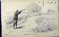 Old Print Ref.827 1889 Art Shooting Charles Lancaster Hunting Sport Birds