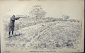 Old Print Ref.828 1889 Art Shooting Charles Lancaster Hunting Sport Birds
