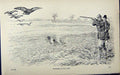Old Print Ref.831 1889 Art Shooting Charles Lancaster Hunting Birds Sport