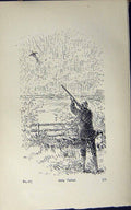 Old Print Ref.836 1889 Art Shooting Charles Lancaster Hunting Birds Sport