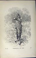 Antique Old Print *2954 1889 Shooting Charles Lancaster Hunting Sport Country