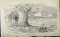 Antique Old Print *2955 1889 Shooting Hare Sport Charles Lancaster Country