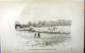 Antique Old Print *2958 1889 Charles Lancaster Private Shooting Ground Sport