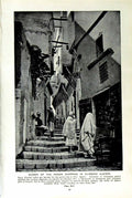 Original Old Vintage Print C1920 Women Harem Algiers Moslem Spahi Calvalryman