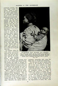 Old Vintage Print C1920 Negro Mother Piccaninny Baby Nomad Maid Couscous 20th