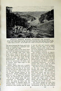 Original Old Vintage Print C1920 Mountains Chelia Algiers Moor People Africa