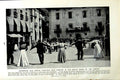 Original Old Vintage Print C1920 Andorrans Dancing Sunlit Plaza Andorra People