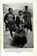 Original Old Vintage Print C1920 Wild Savage Tribesmen Cowboys Langbian Ranches