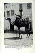 Original Old Vintage Print C1920 Beduin Water Carrier Fuzzy-Wuzzies Camel Man