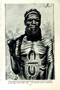 Old Vintage Print C1920 Wizard Worgaia Medicine Man Australia Tribesmen 20th
