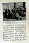 Old Vintage Print C1920 Fugitives Persians Baku Russian Ship Azerbaijan 20th
