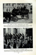 Old Vintage Print C1920 Baku Fire-Engine Firemen Belgian Milkwoman Dogs 20th