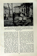 Original Old Vintage Print C1920 Bruges Children Belgium Flemish Milkmaid Girl