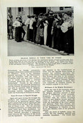 Original Old Vintage Print C1920 Belgian People Brussels Wives Mothers War Men