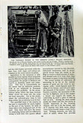 Original Old Vintage Print C1920 Bokhara Prison Ameer Palace Sart Donkeymen
