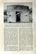 Original Old Vintage Print C1920 Ancient Monuments Western Hemisphere Gate Sun