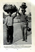 Old Vintage Print C1920 Alien Vendors Men Marines Avenida Rio De Janeiro 20th
