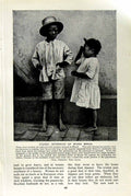 Old Vintage Print C1920 Brazil Mulatto Children Brazilian Public Lottery 20th