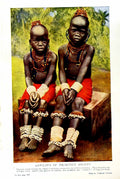 Old Vintage Print C1920 Gewgaws Primitive Society Nigerian Maids Tribal 20th