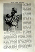 Original Old Vintage Print C1920 Africa Woman Baby Twins Nigeria Children 20th