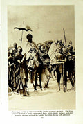 Original Old Vintage Print C1920 Durbar Emir Gombe Horse Africa Niger Nupes