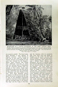 Old Vintage Print C1920Mausoleum Plutocrat Africa Ibiabon Nigerian Doctor 20th