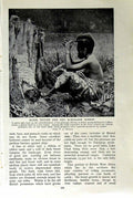 Original Old Vintage Print C1920 Native Girl Toilet Africa Accra Volta Brides