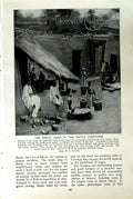 Original Old Vintage Print C1920 Houses Fanti Natives Africa GCoast Fishing