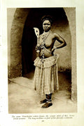 Original Old Vintage Print C1920 Manchester Cotton Accra Woman Africa Buntuku