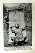Original Old Vintage Print C1920 Native Industry Africa Cameroon Latuka Tribe