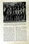 Old Vintage Print C1920 Children Ethiopia Africa Nubians Bahr-El-Ghazal 20th