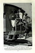 Original Old Vintage Print C1920 Transport Tribesmen Africa Hadendoas Kordofan