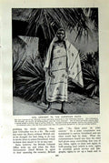 Old Vintage Print C1920 Moslem Girl Christian Church Swahili Slave Africa 20th