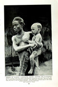 Old Vintage Print C1920 Woman Ubiaja Esha Baby Africa Ceremony Kukuruku 20th