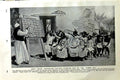 Old Vintage Print C1920 Tanganyika Native School Children Tirbal Carousal 20th