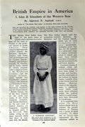 Original Old Vintage Print C1920 Jamaica Negress Woman Trafalgar Bridgetown