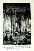 Original Old Vintage Print C1920 Macusi Housewife British Guiana Warraw Indians