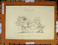 Original Old Antique Print C1800-1870 Triclinium Accubation Poussin 19th