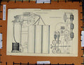 Original Old Antique Print Ref.235 C1800-1870 Cotton Spinning Machinery