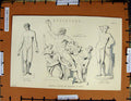 Original Old Antique Print C1800-1870 Sculpture Statues Apollino 19th Century