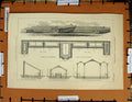 Original Old Antique Print C1800-1870 Horticultural Buildings Vineries 19th