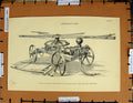 Original Old Antique Print C1800-1870 Irrigation Warner Machinery Pump 19th