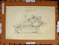 Original Old Antique Print C1800-1870 Sacraments Poussin Stafford 19th Century